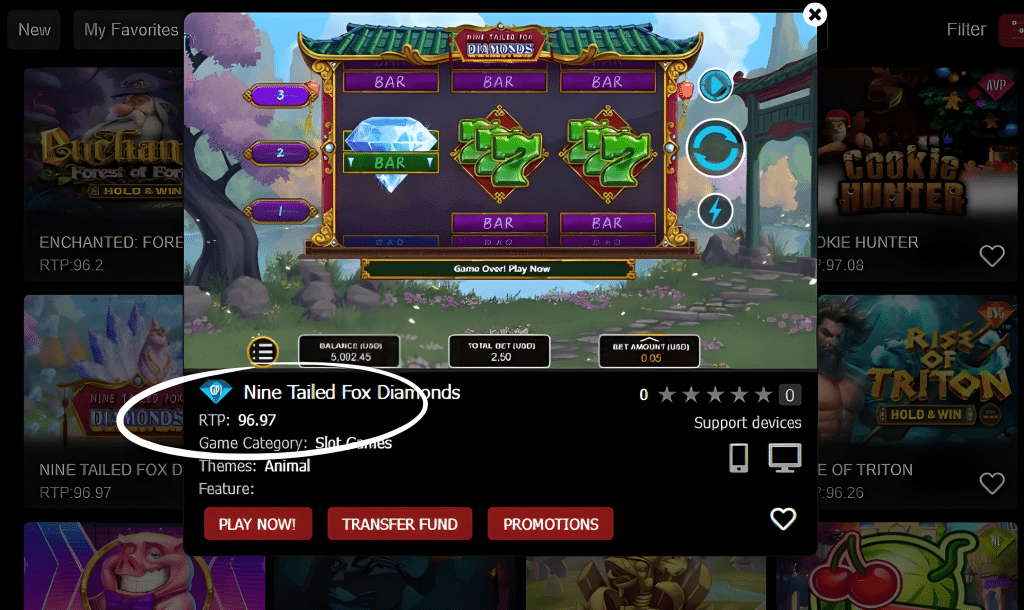 An important thing to remember when learning how to play slots is to know a game's RTP