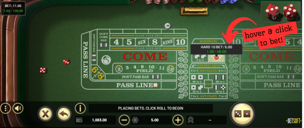 How to Play Craps - Hardway Bets