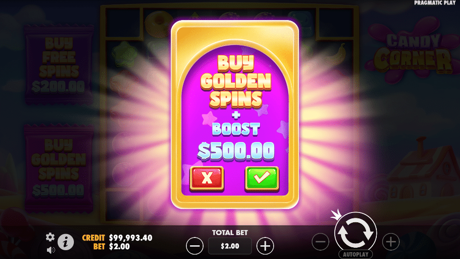 candy corner pragmatic play slot - bonus buy feature