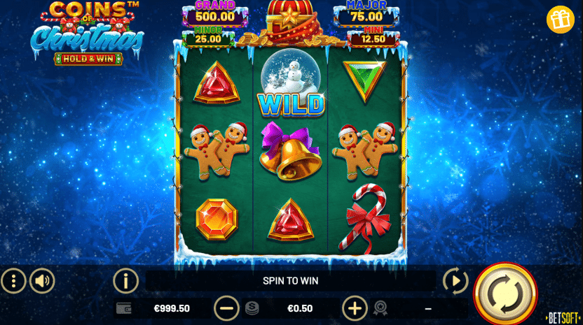 latest 12bet slots - coins of christmas
