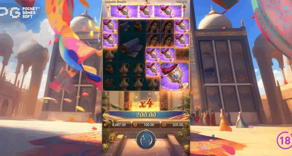 Majestic Empire Slot pg soft gameplay